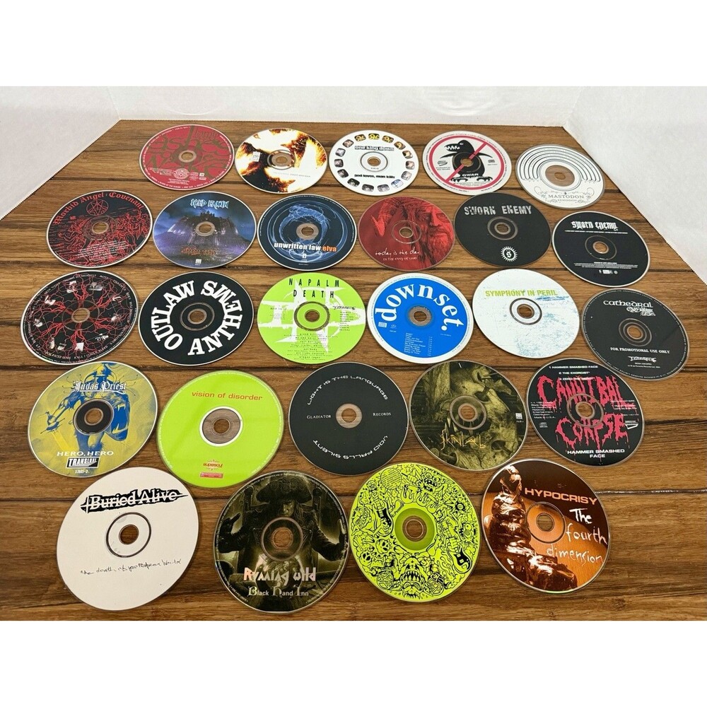 Lot Of 50 Death Heavy Black Metal CD’s Early 90’s-00’s Cannibal Corpse Death